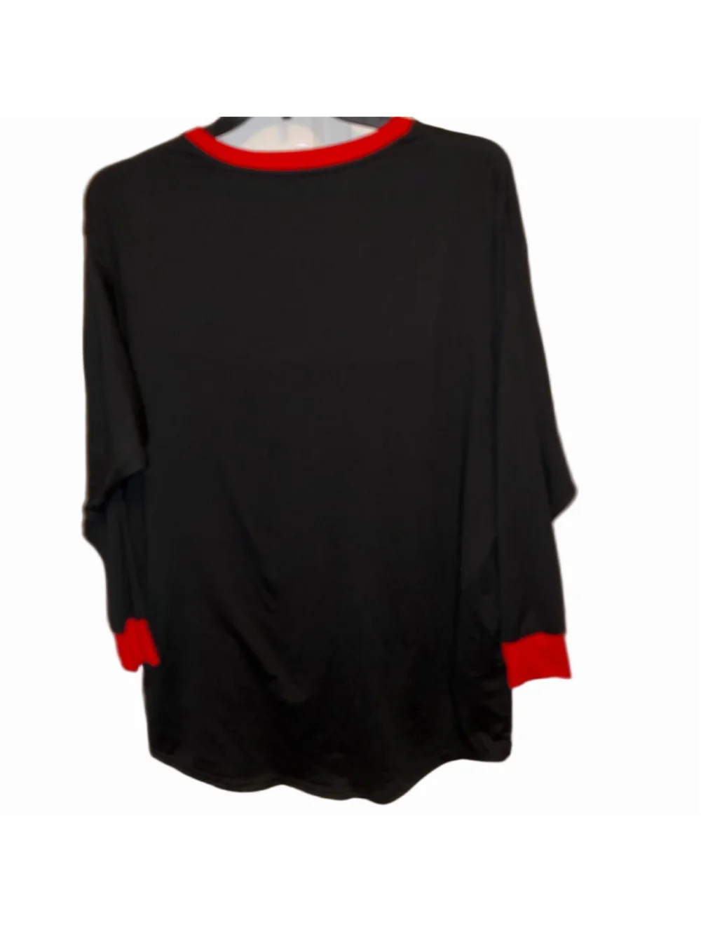 Girls Stranger Things Pajama Night Shirt Black Red Size Small Medium